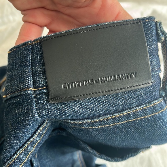 Citizens Of Humanity Dark Blue Wide-Leg Jeans - Picture 9 of 15